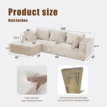 LUX-HQ Modular Foam Sofa System (L2)