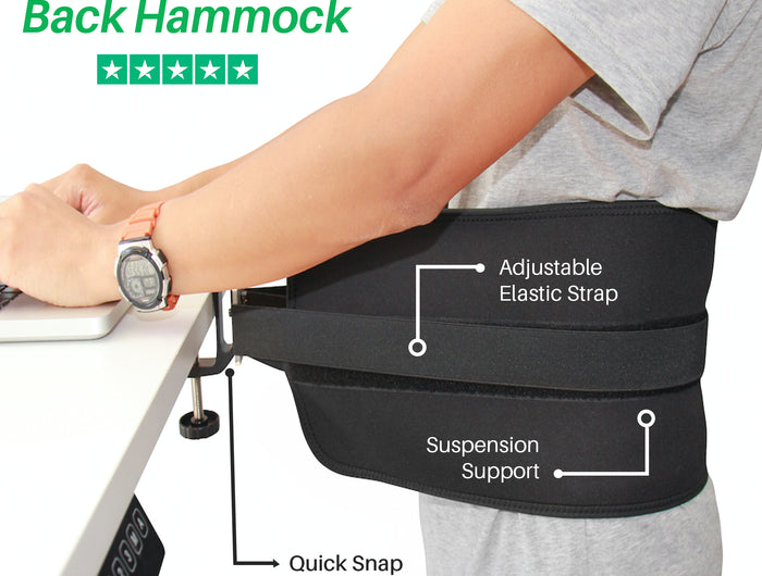 Enjoy back support while standing