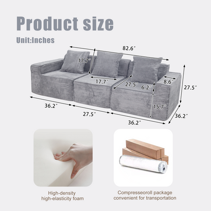 LUX-HQ Modular Foam Sofa System (L1)
